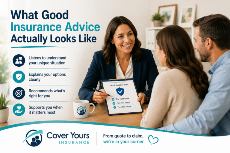 What Good Insurance Advice Actually Looks Like